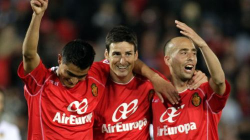 "Mallorca" futbolisti pēc uzvaras pār "Valencia" saglabā labas izredzes izcīnīt vietu Čempionu līgā
Foto: AFP/ Scanpix