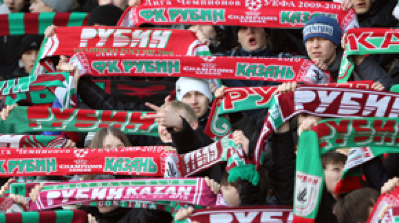 Kazaņas "Rubin" līdzjutēji
Foto: ITAR-TASS/Scanpix