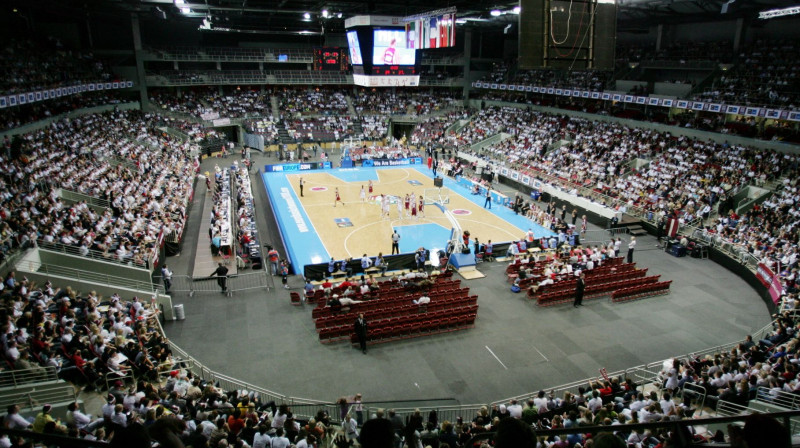 Arēna Rīga 2009. gada Eiropas sieviešu basketbola čempionāta laikā
Foto: Mārtiņš Zilgalvis, f64