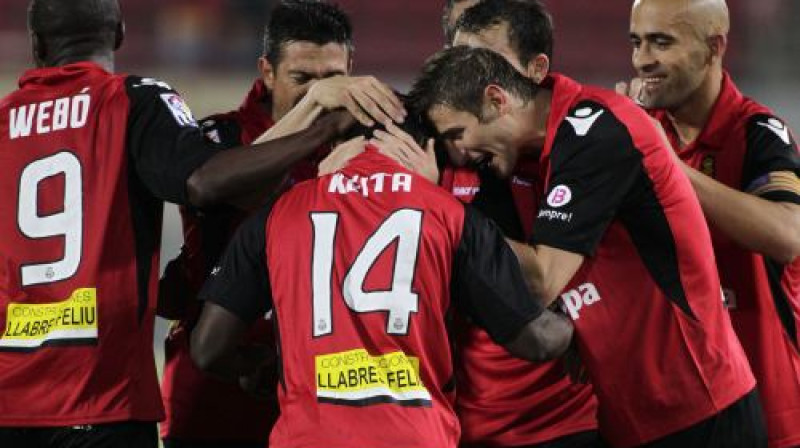 "Mallorca" futbolistu prieki
Foto: AFP/ Scanpix