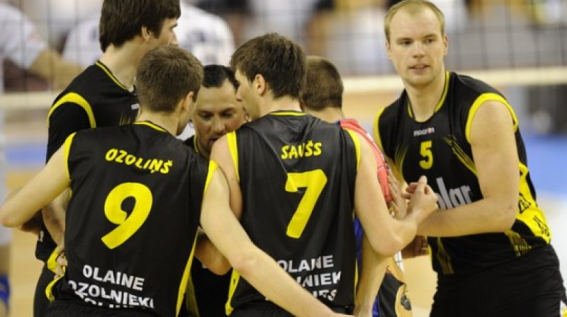 "Biolars/Olaine-Ozolnieki" volejbolisti
Foto: Romāns Kokšarovs, Sporta Avīze/f64.