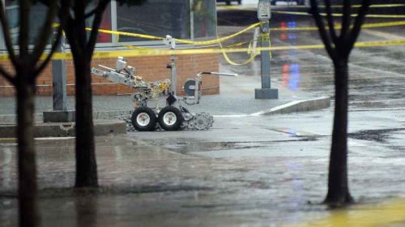 Robots, kas neitralizēja spridzekli
Foto: AP/Scanpix