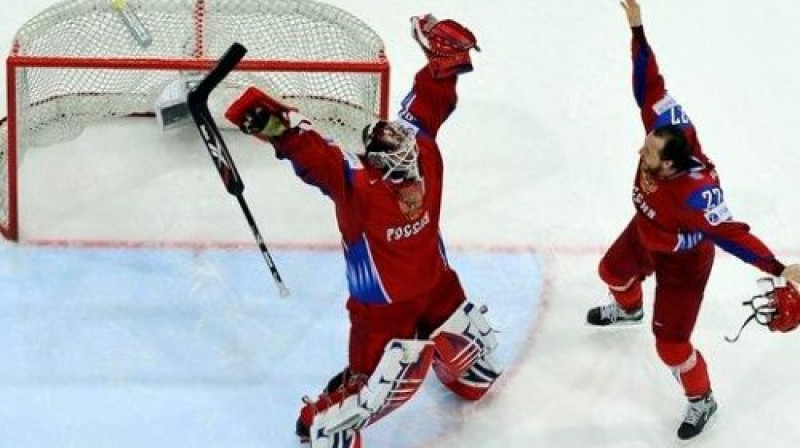 Krievija ir uzvarējusi pēdējos divos PČ
Foto: AP/Scanpix