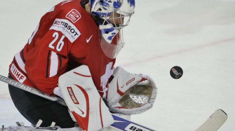 Martins Gerbers šajā spēlē palika nepārspēts
Foto: AP/Scanpix