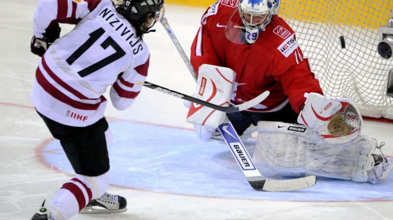 Aleksandrs Ņiživijs uzbrukumā
Foto: AFP/Scanpix