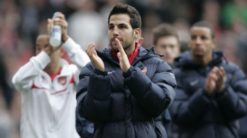 Sesks Fabregass pateicās ''Arsenal'' līdzjutējiem par aizvadīto sezonu
Foto: AP/Scanpix