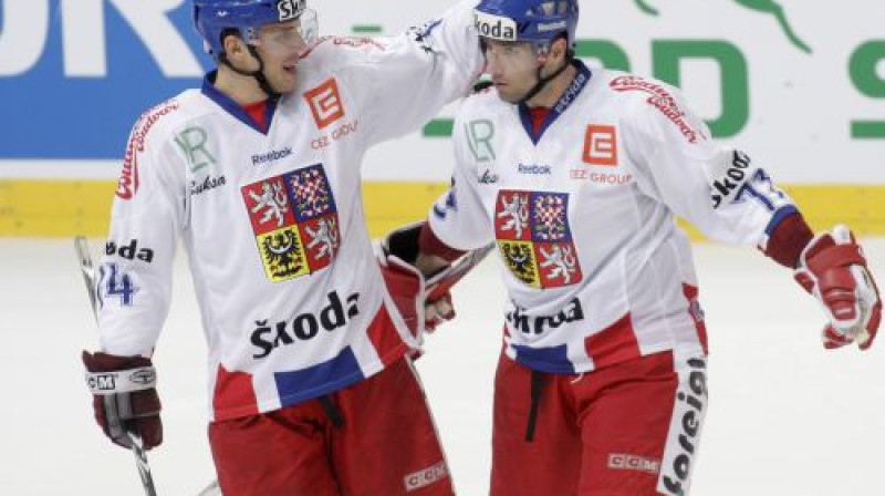 Petrs Vampola (no kreisās)
Foto: Reuters/Scanpix