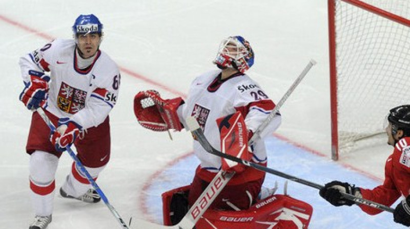 Tomašs Vokouns darbībā
Foto: Scanpix Sweden/Scanpix