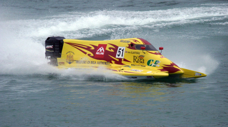 Uvis Slakteris 
Foto: "Riga Powerboat Team"