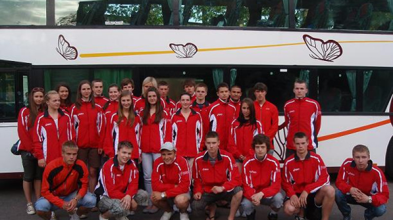 Latvijas jauniešu komanda
Foto: www.lat-athletics.lv
