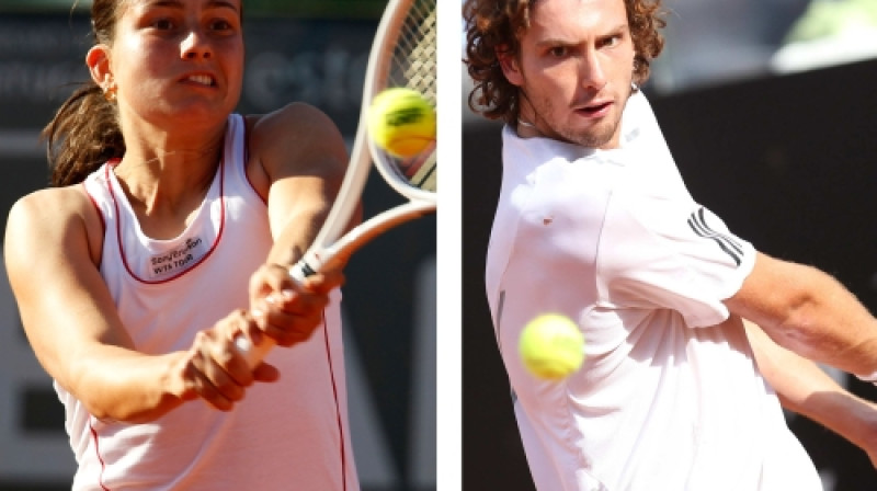 Anastasija Sevastova un Ernests Gulbis
Foto: AP/Scanpix