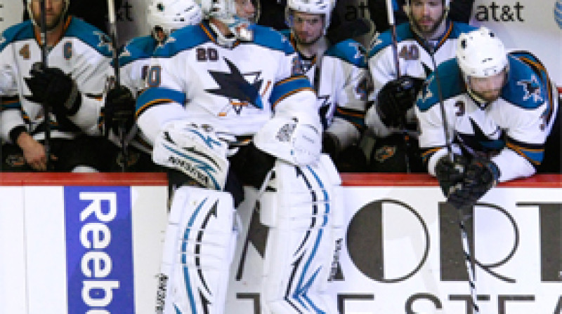 Sanhosē "Sharks" hokejisti
Foto: AP/Scanpix