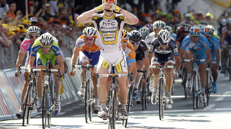 Andre Greipels (priekšplānā)
Foto: AFP/Scanpix