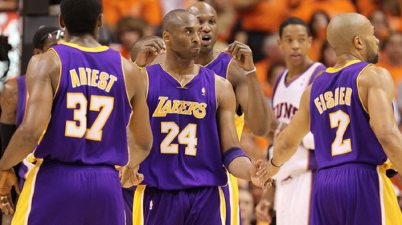 Losandželosas "Lakers" uzvar Rietumu konferencē
Foto: AP/Scanpix