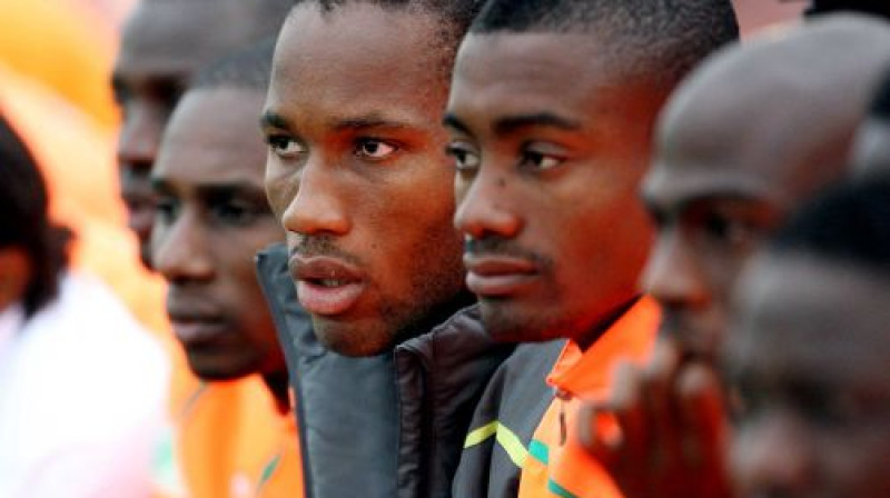 Didjē Drogba un Salomons Kalū
Foto: SIPA/Scanpix