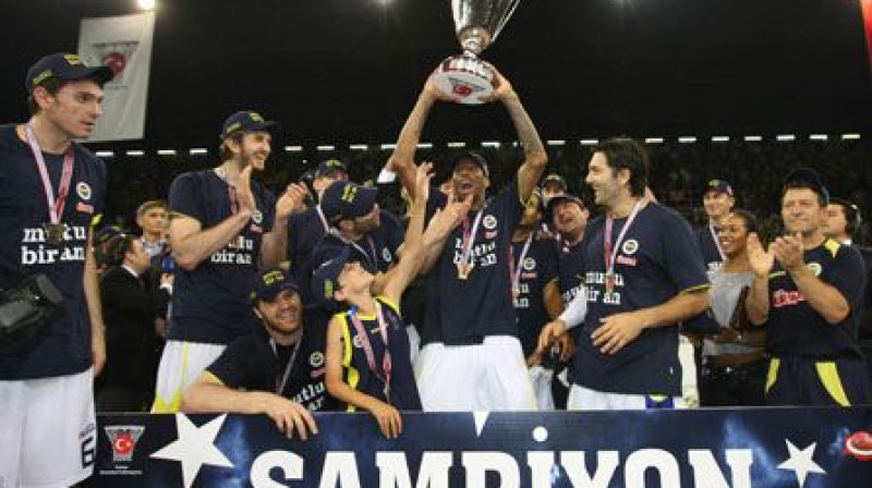 Turcijas čempioni basketbolā - Stambulas "Fenerbahce"
Foto: fenerbahce.org