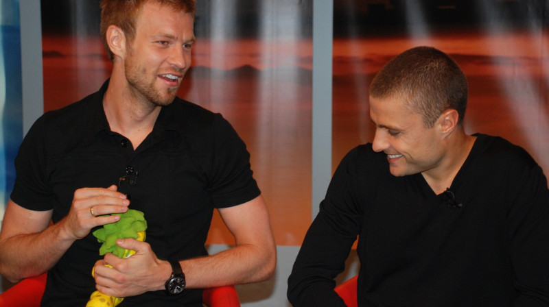 Kaspars Gorkšs un Māris Verpakovskis
Foto: LTV Sports