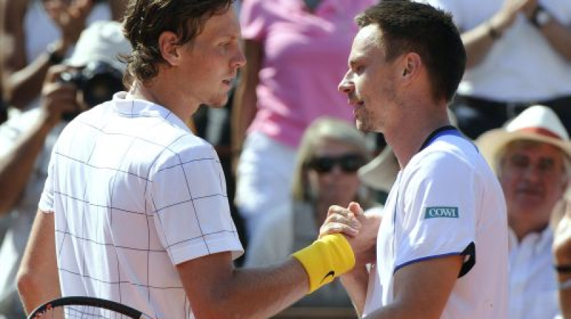 Tomašs Berdihs Robins Soderlings
Foto: AFP/Scanpix