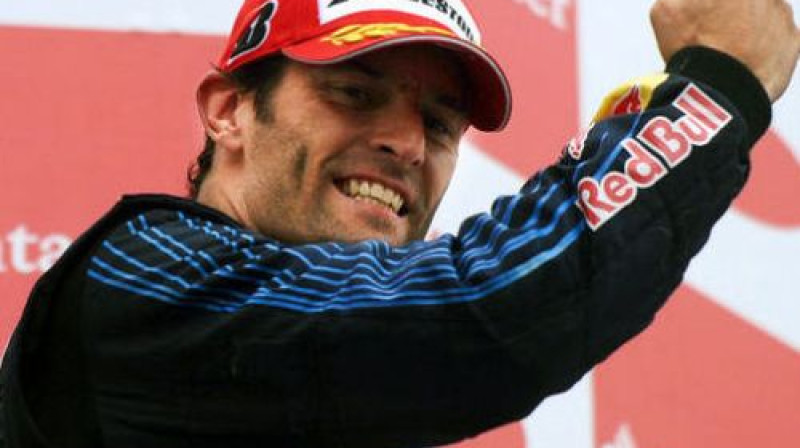 "Red Bull" pilots Marks Vēbers
Foto: AFP/Scanpix