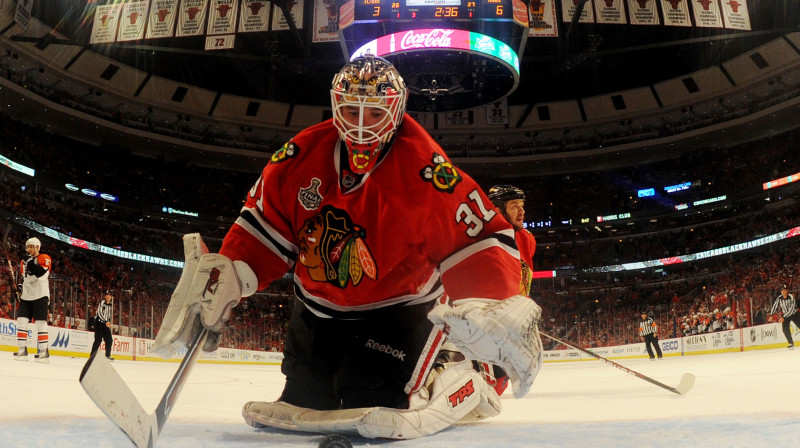 Cik ripu no saviem vārtiem šonakt būs spiests izņemt Anti Niemi?
Foto: AP/Scanpix