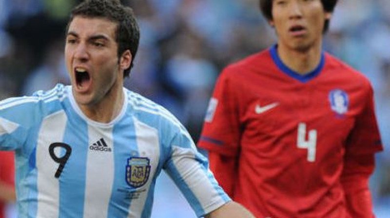 "Hattrick" autors - Gonzalo Iguains
Foto: AFP/Scanpix