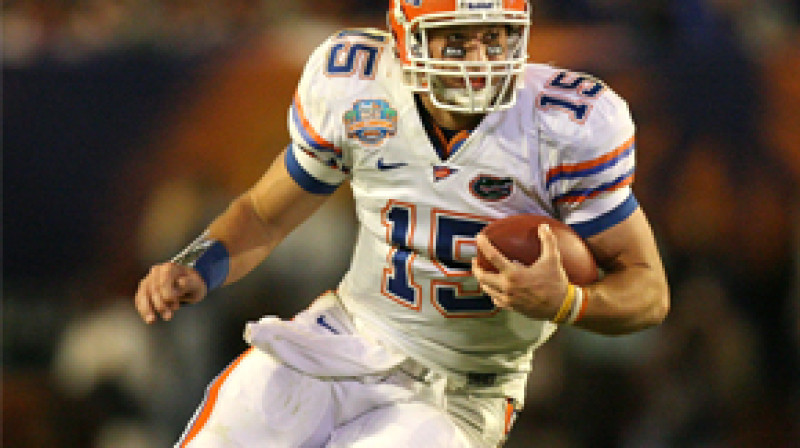 Tims Tībovs Floridas "Gators" sastāvā
Foto: AP/Scanpix