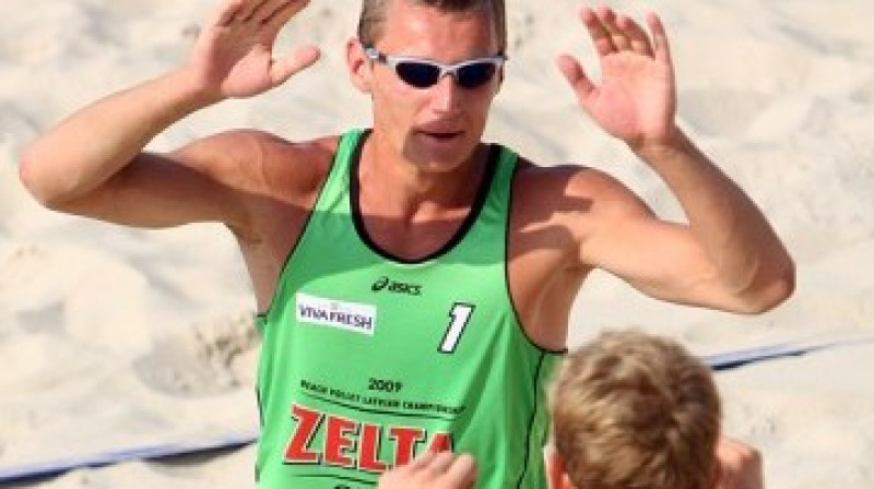 Mārtiņš Pļaviņš un Jānis Šmēdiņš
Foto: Renārs Buivids