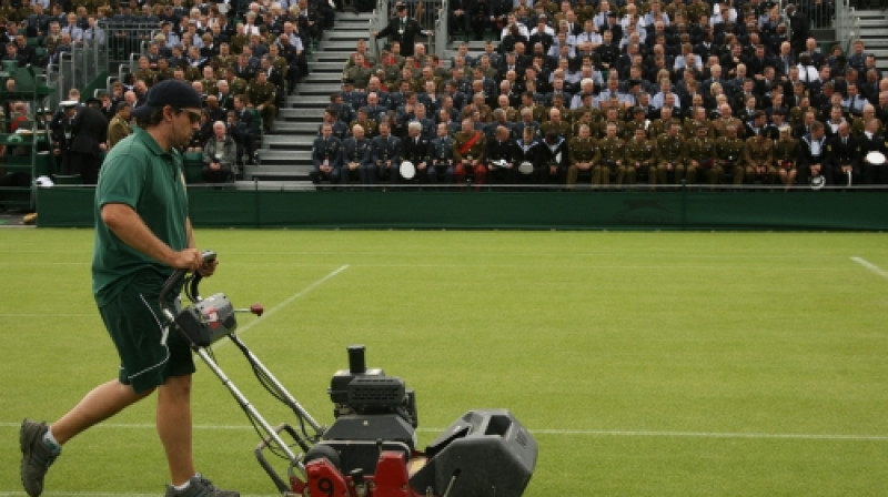 Viss gatavs Vimbldonas svētkiem!
Foto: AFP/Scanpix