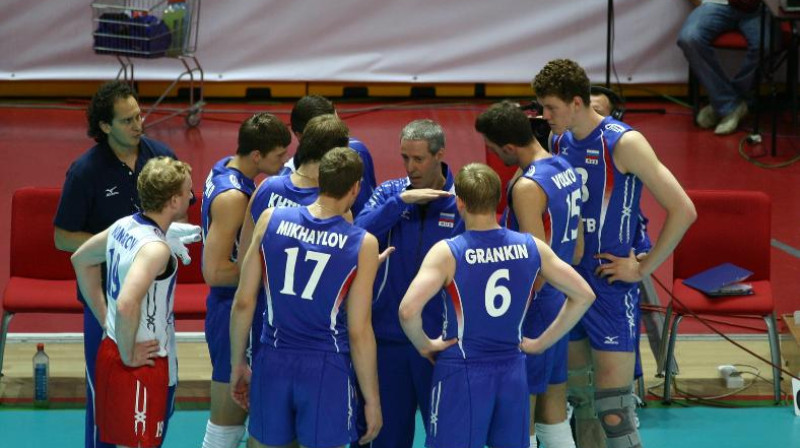 Krievijas izlases volejbolisti
Foto: www.fivb.com