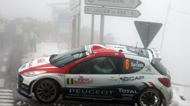 Stefāns Sarazāns Montekarlo rallijā
Foto: ewrc.cz