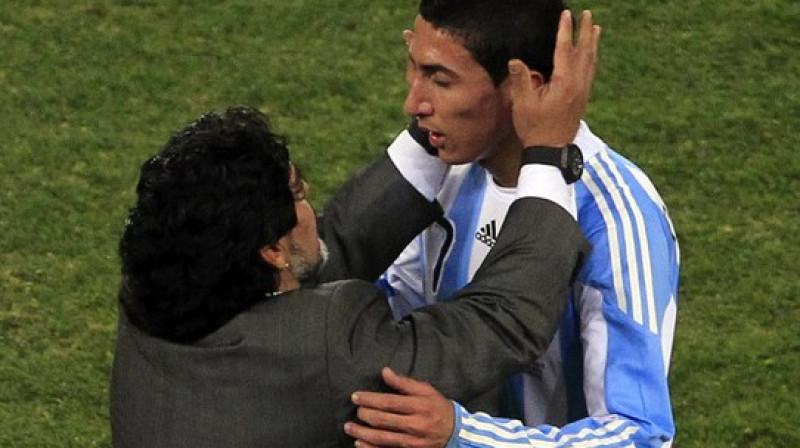 Anhels Di Marija Argentīnas izlases sastāvā
Foto: Scanpix Sweden/Scanpix