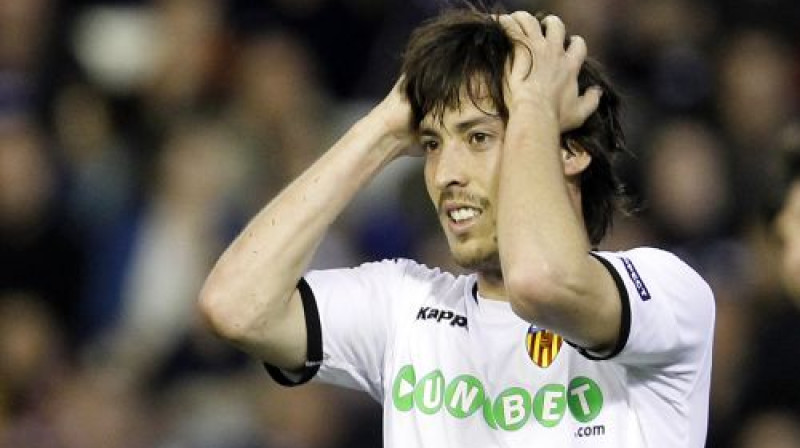 Davids Silva vēl ''Valencia'' kreklā
Foto: AP/Scanpix