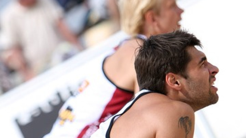 Artis Caics un Toms Šmēdiņš
Foto: www.beachvolley.lv