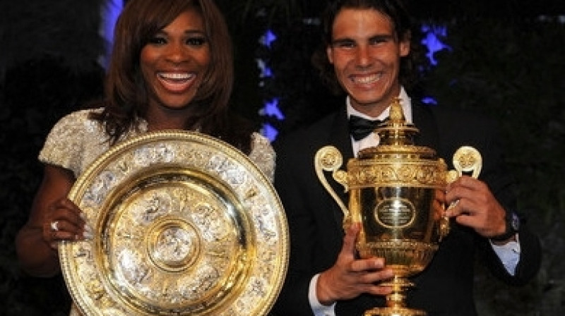 Serēna Viljamsa un Rafaels Nadals
Foto: AP/Scanpix
