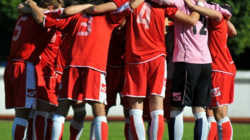 "Olimps/RFS" futbolisti 
Foto: Romualds Vambuts, Sportacentrs.com