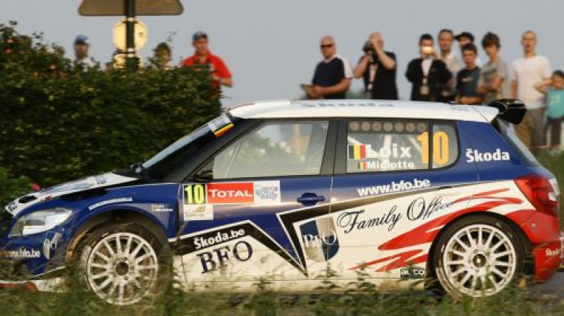 Fredijs Loikss Beļģijas IRC rallijā Iprā
Foto: ewrc.cz