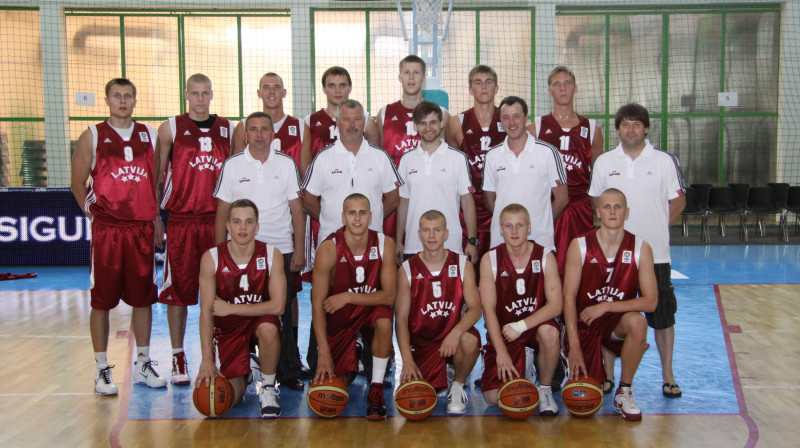 Latvijas U-20 valstsvienība 
Foto: FIBA Europe