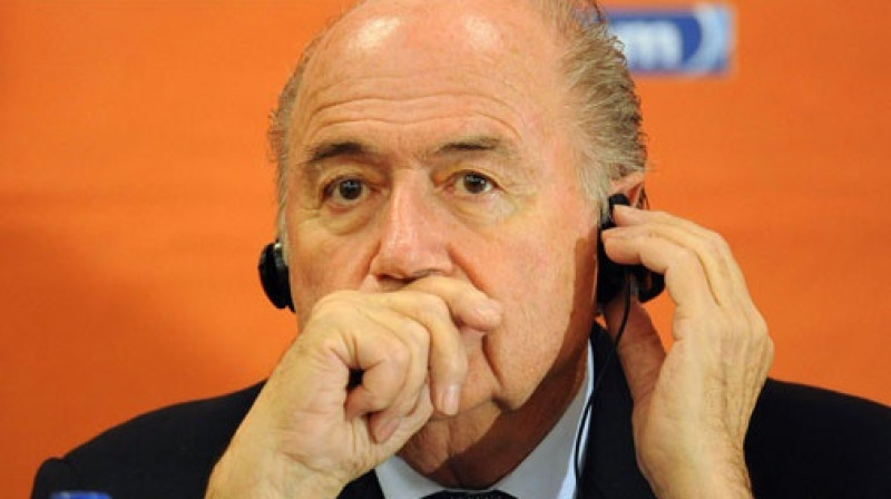 FIFA prezidents Zeps Blaters 
Foto: AFP/Scanpix