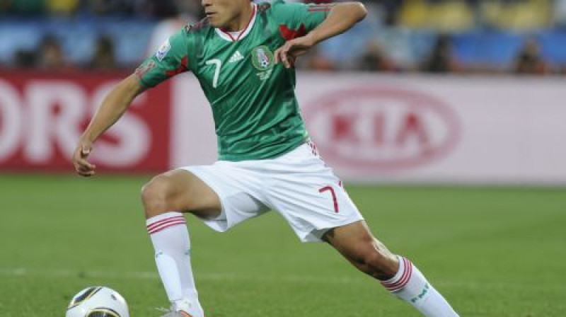 Pablo Barrera Meksikas izlases sastāvā Pasaules kausā
Foto: AFP/Scanpix