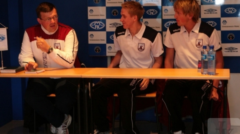 Pirmsspēles preses konference
Foto: jelgavasvestnesis.lv