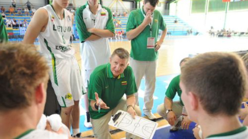 Lietuvas izlases galvenais treneris Vitoldas Masalskis.
Foto: FIBA Europe