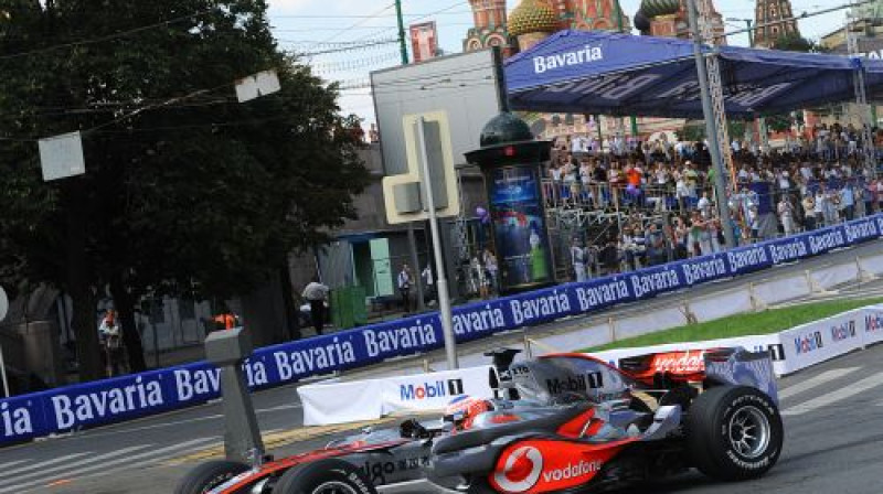Džensons Batons šī gada ''Bavaria Moscow City Racing'' sacīkstēs
Foto: www.bmcr.ru