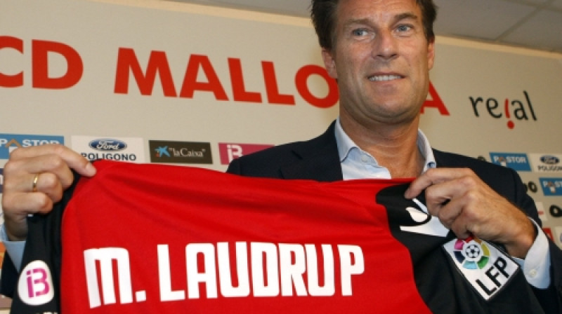 "Real Mallorca" galvenais treneris Mikaels Laudrups
Foto: AFP/Scanpix