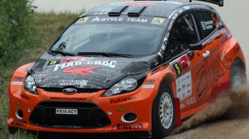 Tonijs Gardemeisters Igaunijas rallijā
Foto: www.rallifotod.eu