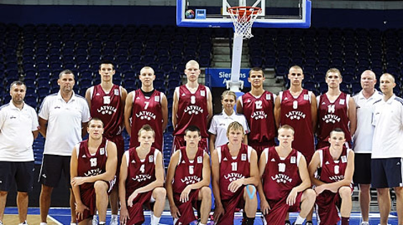 Latvijas U18 junioru izlase 
Foto: FIBA Europe