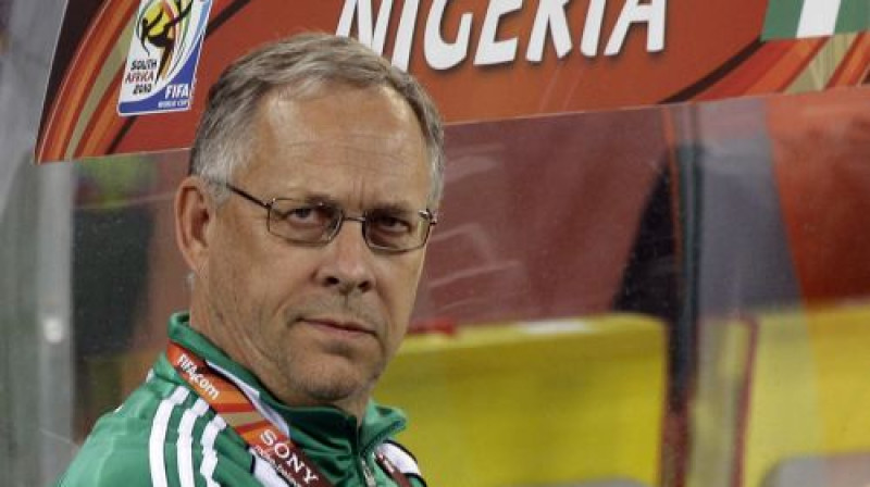 Larss Lāgerbeks vēl Nigērijas izlases trenera amatā
Foto: AP/Scanpix