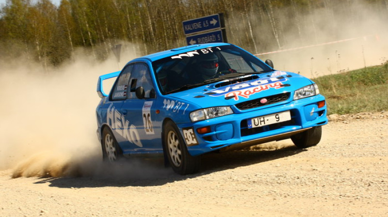 4WD klases favorīti Ali Jansons/Ivars Krievs ("Subaru Impreza")
Foto: Dace Janova, Fotoaģentūra "4rati"