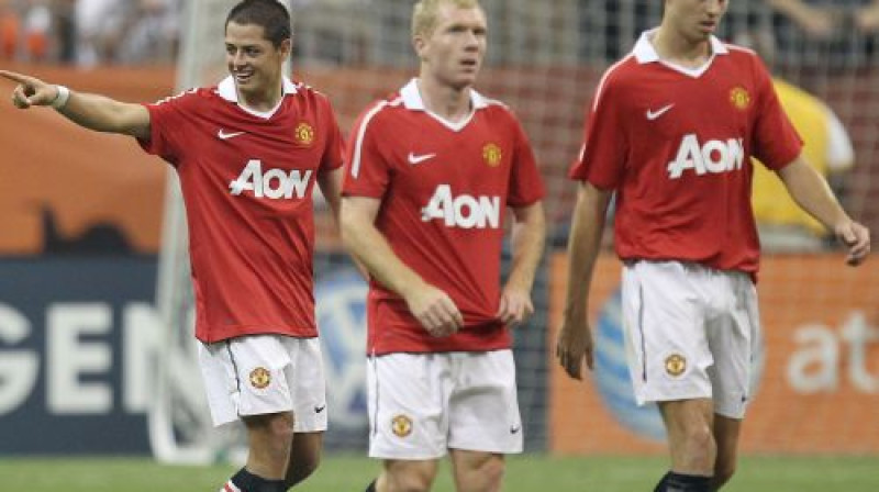 Havjērs Ernandess (no kreisās) 
Foto: AFP/Scanpix