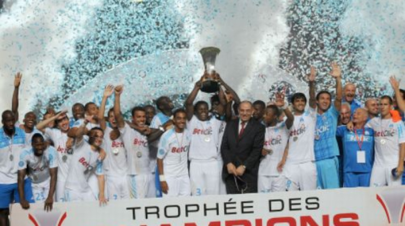 Marseļas "Olympique" ar Superkausu
Foto: AFP/Scanpix