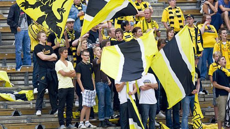 "Elfsborg" fani var līksmot
Foto: SCANPIX SWEDEN